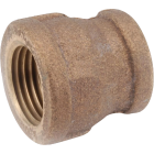 Anderson Metals 1 In. x 3/4 In. Threaded Reducing Brass Coupling Image 1
