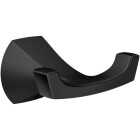 Moen Lindor Double Robe Hook, Matte Black Image 1