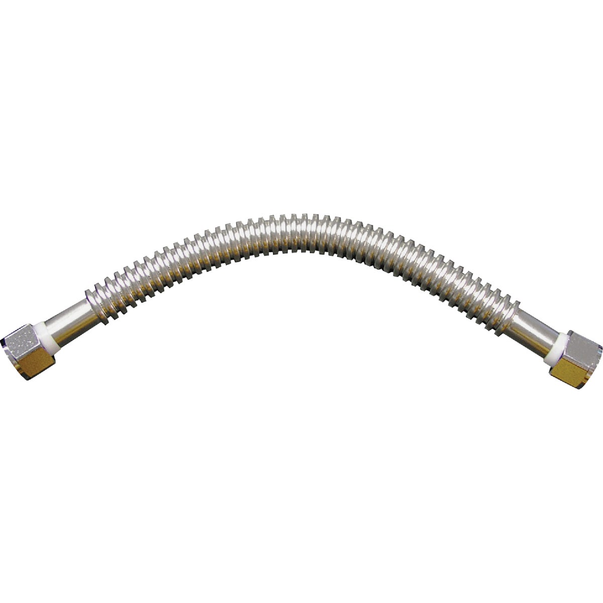 ProLine 3/4 In. FIP x 3/4 In. FIP x 18 In. Stainless Steel Corrugated Water Connector