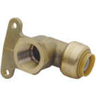 SharkBite 1/2 In. x 1/2 In. Push-to-Connect Hi-Ear Brass Elbow (1/4 Bend) Image 1