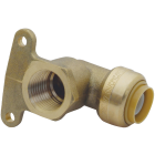 SharkBite 1/2 In. x 1/2 In. Push-to-Connect Hi-Ear Brass Elbow (1/4 Bend) Image 1