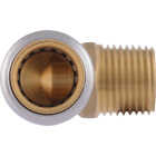 SharkBite 1/2 In. x 1/2 In. Push-to-Connect MNPT Brass Elbow (1/4 Bend) Image 4