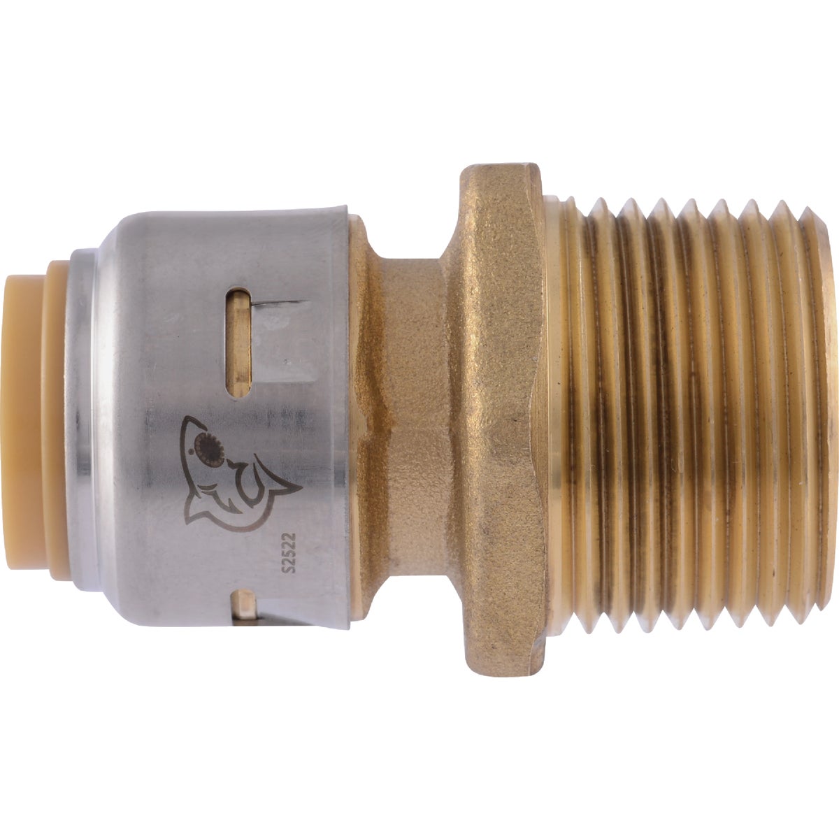 Sharkbite 1/2 In. x 3/4 In. Reducing Brass Push-to-Connect Male Adapter Image 6