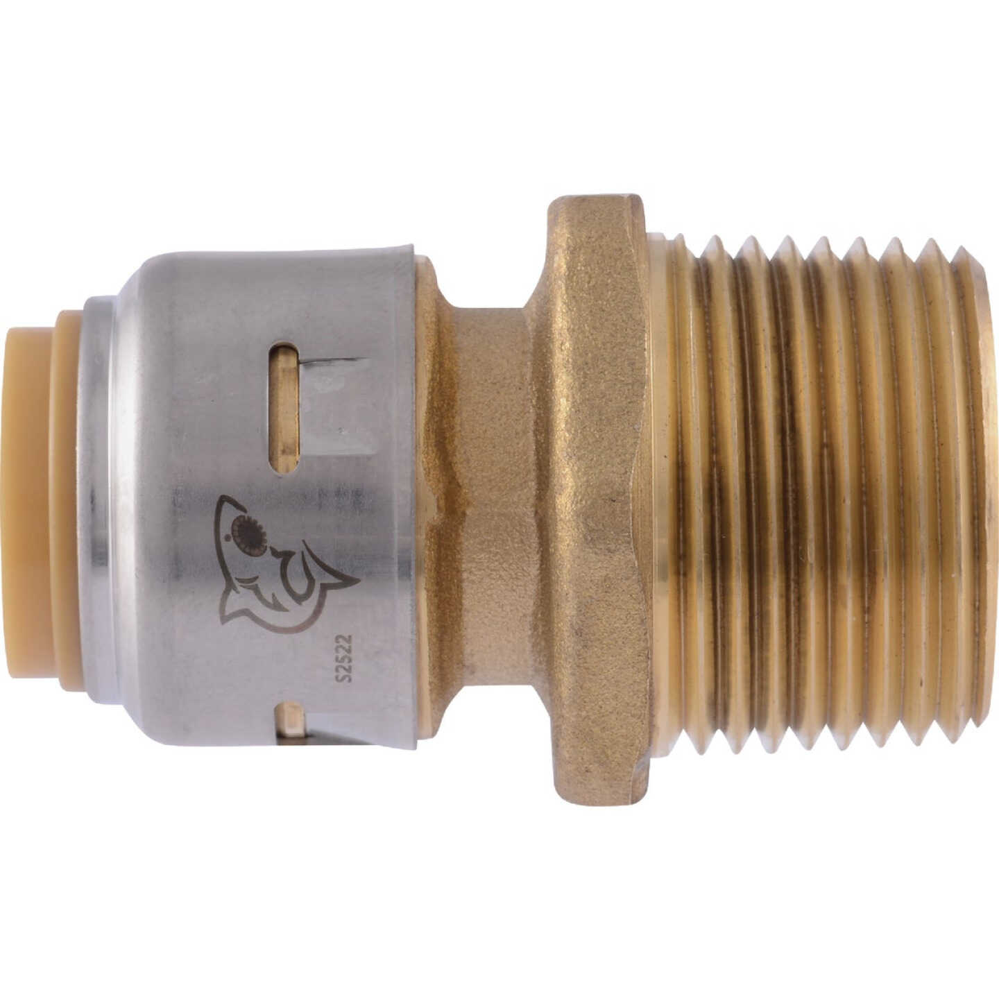 Sharkbite 1/2 In. x 3/4 In. Reducing Brass Push-to-Connect Male Adapter Image 6