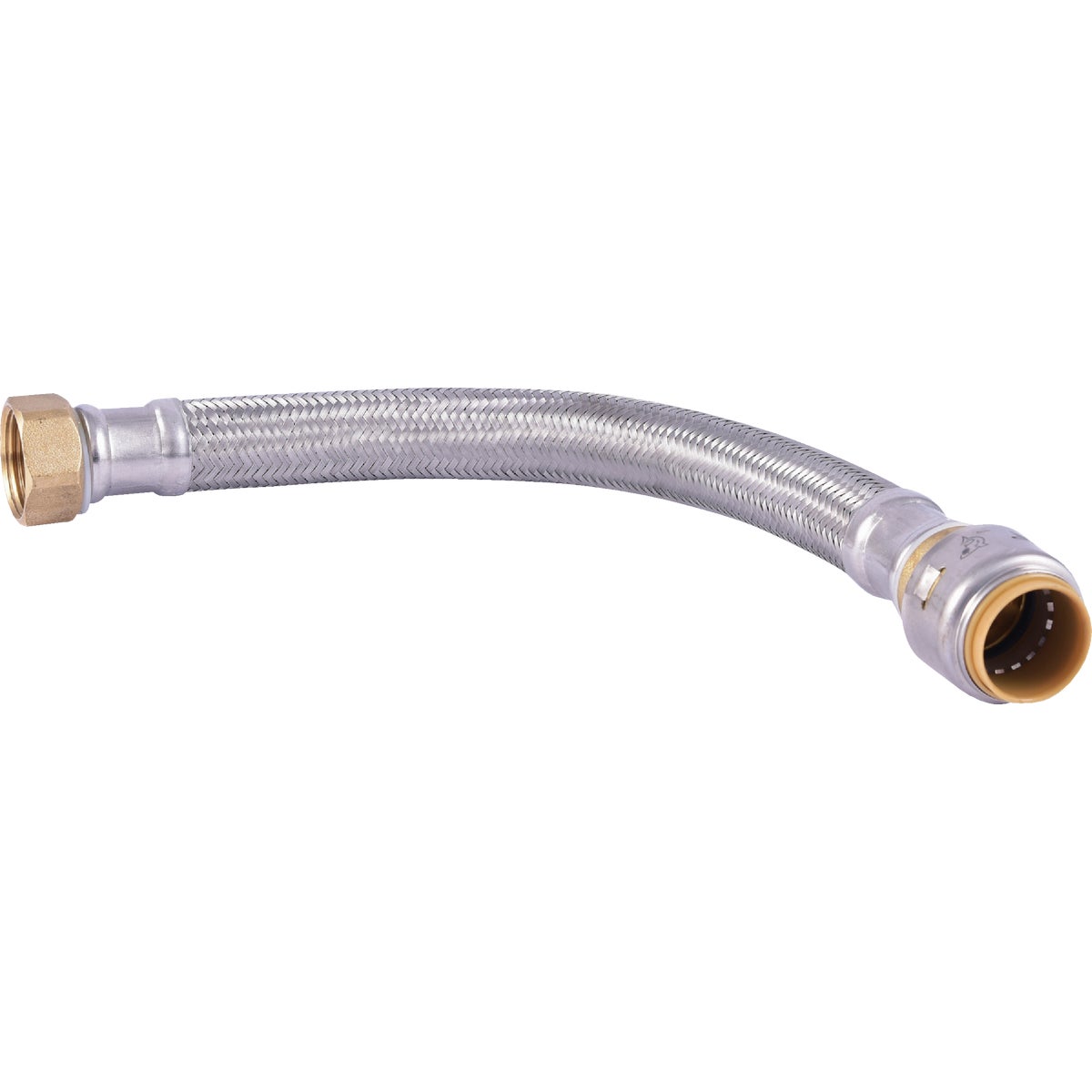 SharkBite 3/4 In. SB X 3/4 In. FIP X 12 In. L Braided Flexible Water Heater Connector