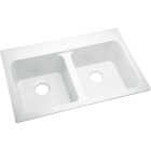 8" WHITE VIKRELL SINK Image 2