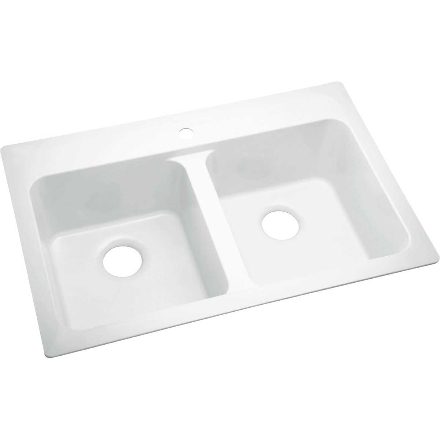 8" WHITE VIKRELL SINK Image 2