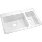 9"/8" WHITE VIKRELL SINK Image 2