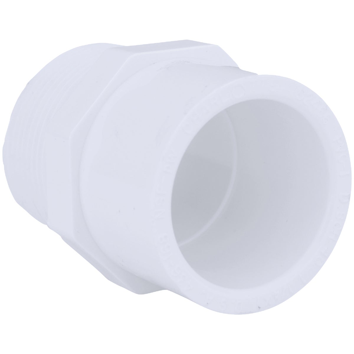 Charlotte Pipe 1-1/4 In. x 1 In. Schedule 40 Male PVC Adapter Image 1