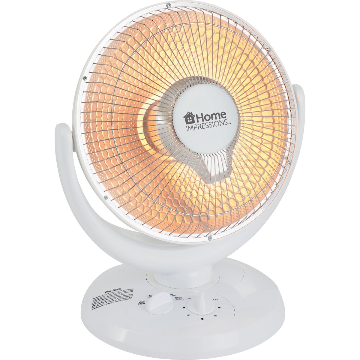 Home Impressions 800W Parabolic Electric Space Heater Image 3