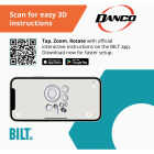 Danco Universal Delta Tub and Shower Trim Kit, Brushed Nickel Image 2