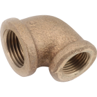 Anderson Metals 1 In. x 3/4 In. 90 Deg. Red Brass Elbow (1/4 Bend) Image 1