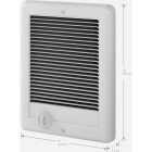 Cadet Com-Pak 1500W 120V Electric Wall Heater, White Image 3