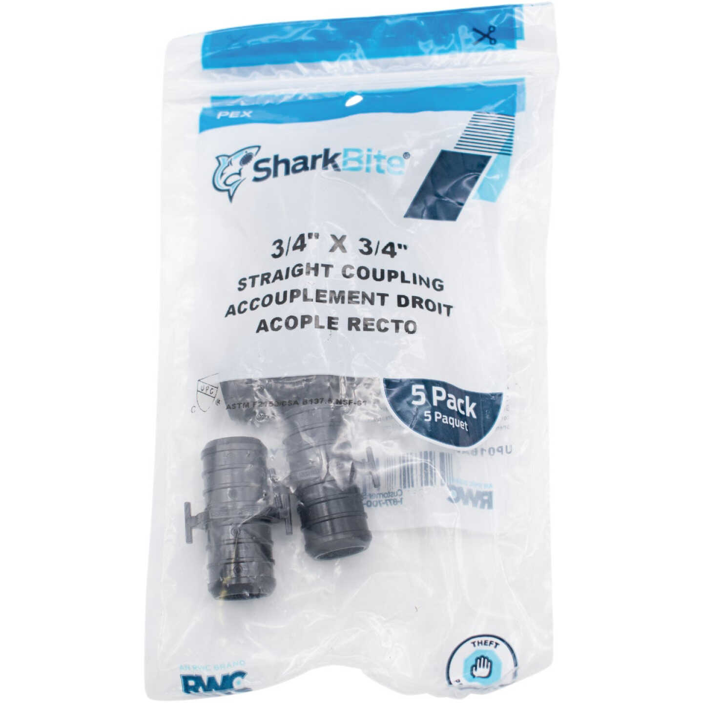 SharkBite PEX-B 3/4 In. Poly Alloy Barb Coupling (5-Pack) Image 2