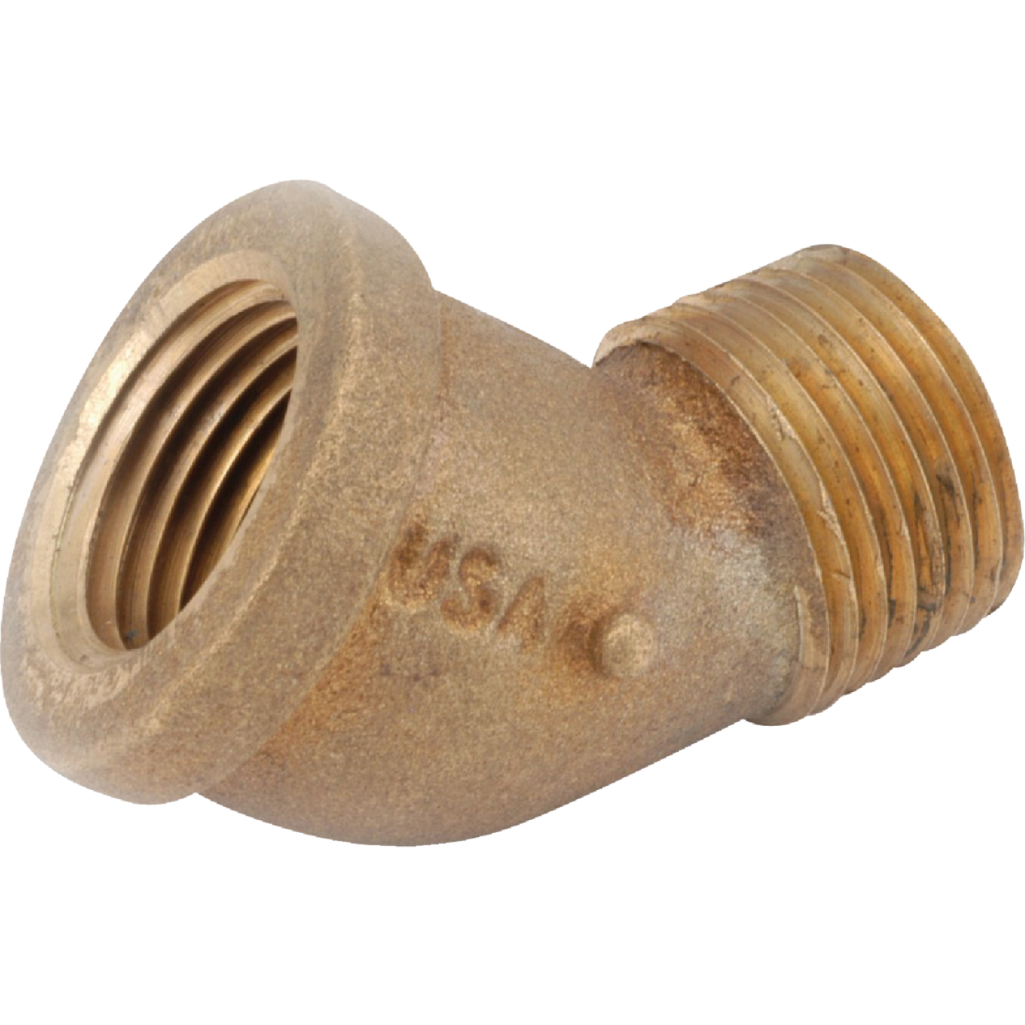 Anderson Metals 3/4 In. 45 Deg. Street Red Brass Elbow (1/8 Bend) Image 1
