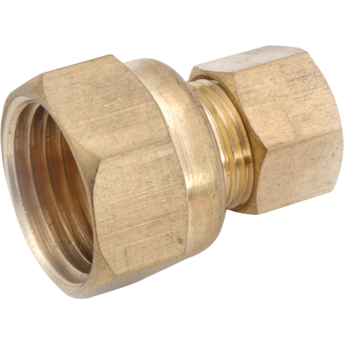 Anderson Metals 1/4 In. x 1/2 In. Brass Union Compression Adapter Image 1