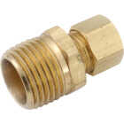 Anderson Metals 1/4 In. x 3/8 In. Brass Male Union Compression Adapter Image 1