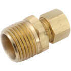 Anderson Metals 1/4 In. x 1/2 In. Brass Male Union Compression Adapter Image 1