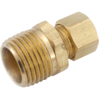 Anderson Metals 3/8 In. x 1/8 In. Brass Male Union Compression Adapter Image 1