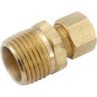 Anderson Metals 5/8 In. x 3/8 In. Brass Male Union Compression Adapter Image 1