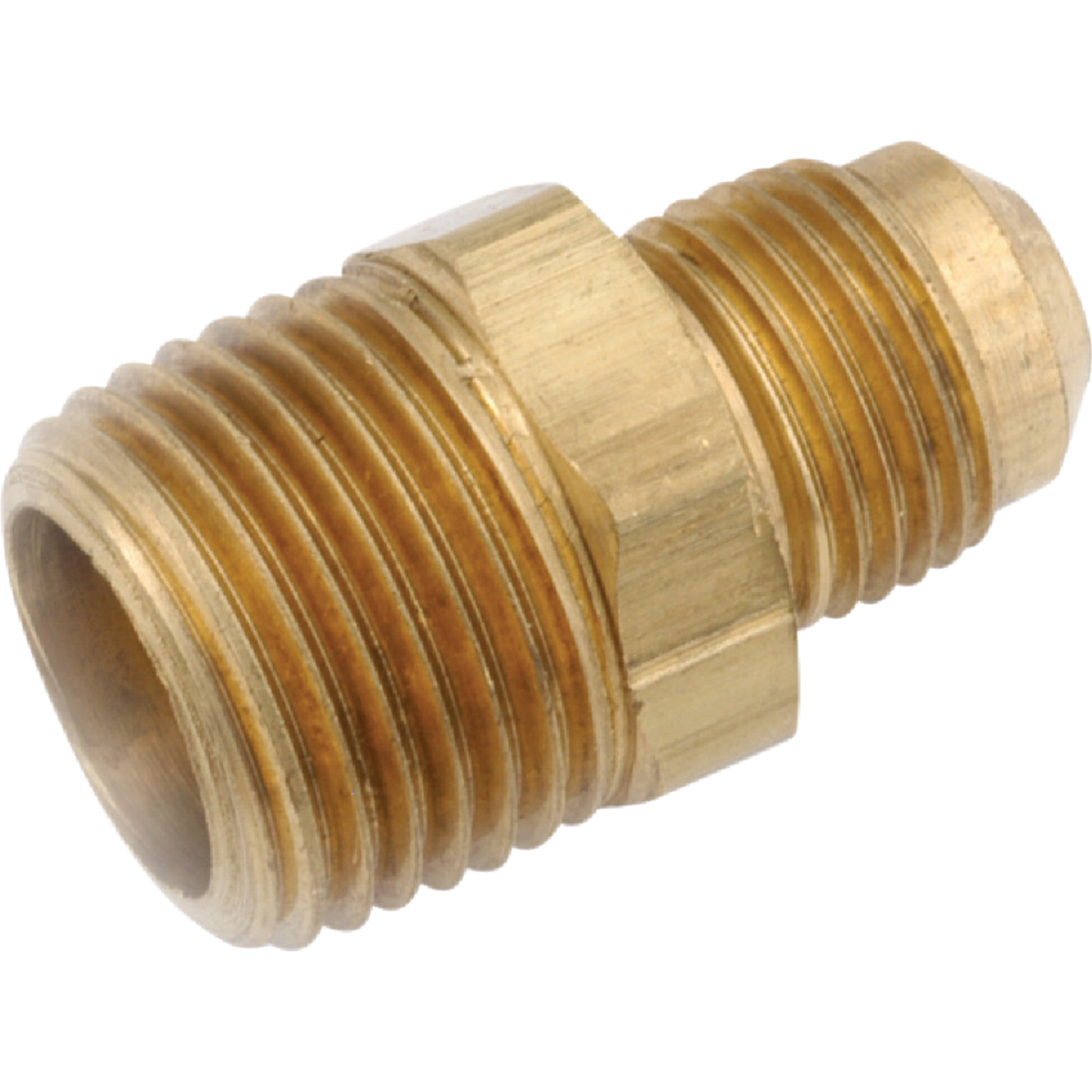 Anderson Metals 1/4 In. x 3/8 In. Brass Male Flare Connector Image 1