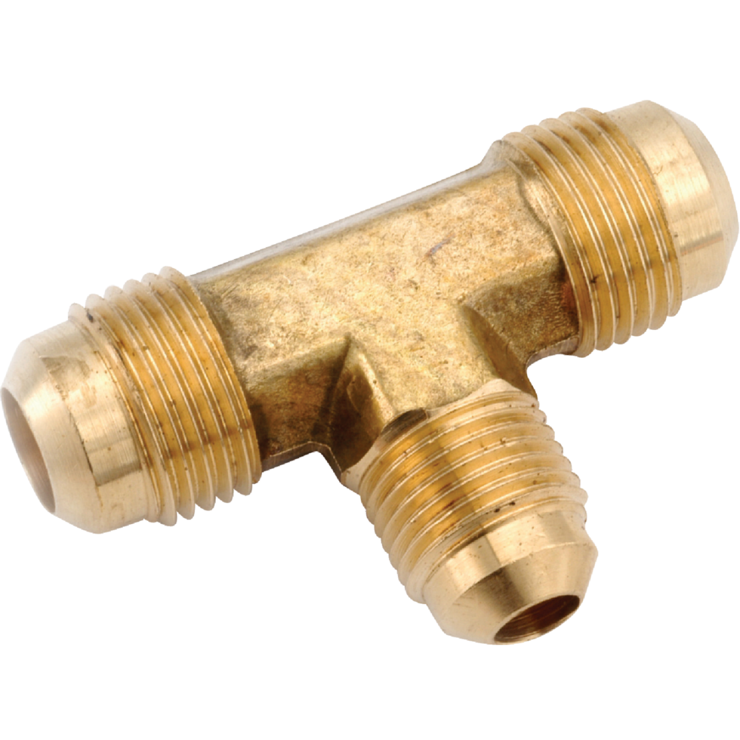 Anderson Metals 1/2 In. x 3/8 In. Brass Forged Flare Reducing Tee Image 1
