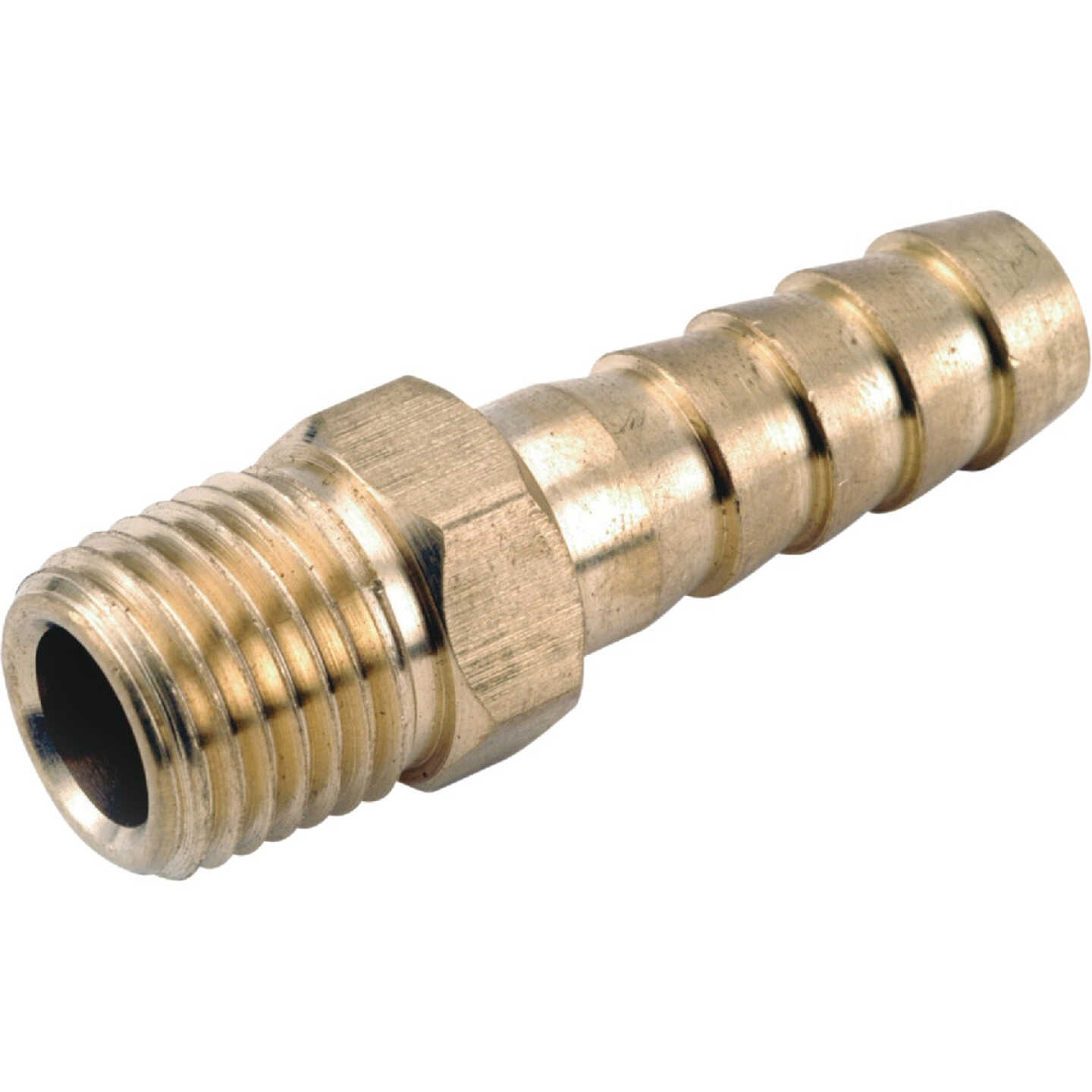 Anderson Metals 3/8 In. ID x 3/8 In. MPT Brass Hose Barb Image 1