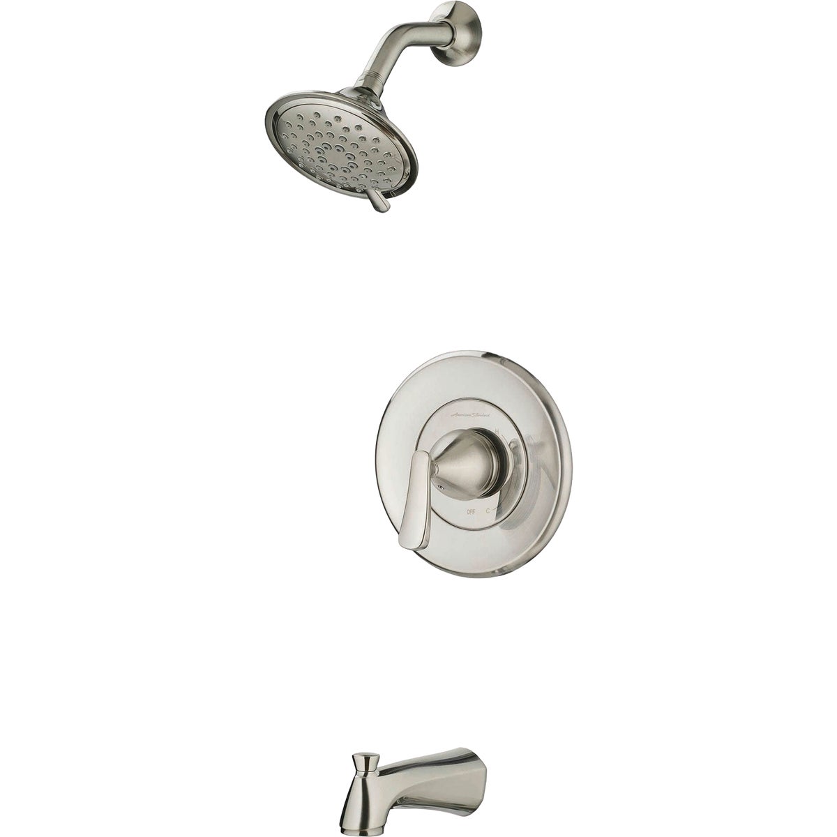 American Standard Chatfield Brushed Nickel Single-Handle Lever Tub & Shower Faucet Image 5