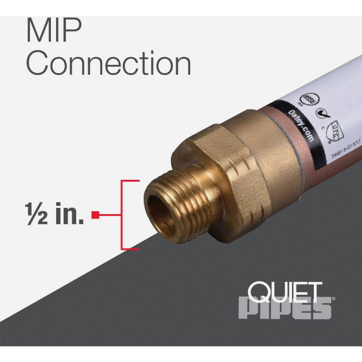 Oatey Quiet Pipes MIP Shock Absorber Image 4