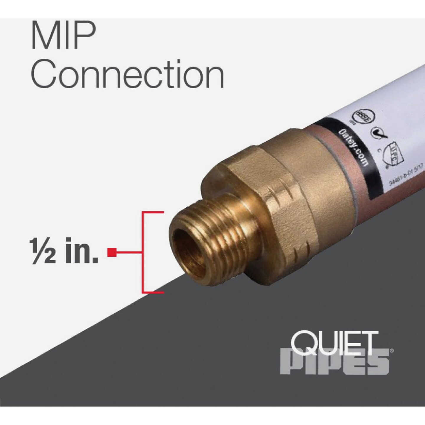 Oatey Quiet Pipes MIP Shock Absorber Image 4