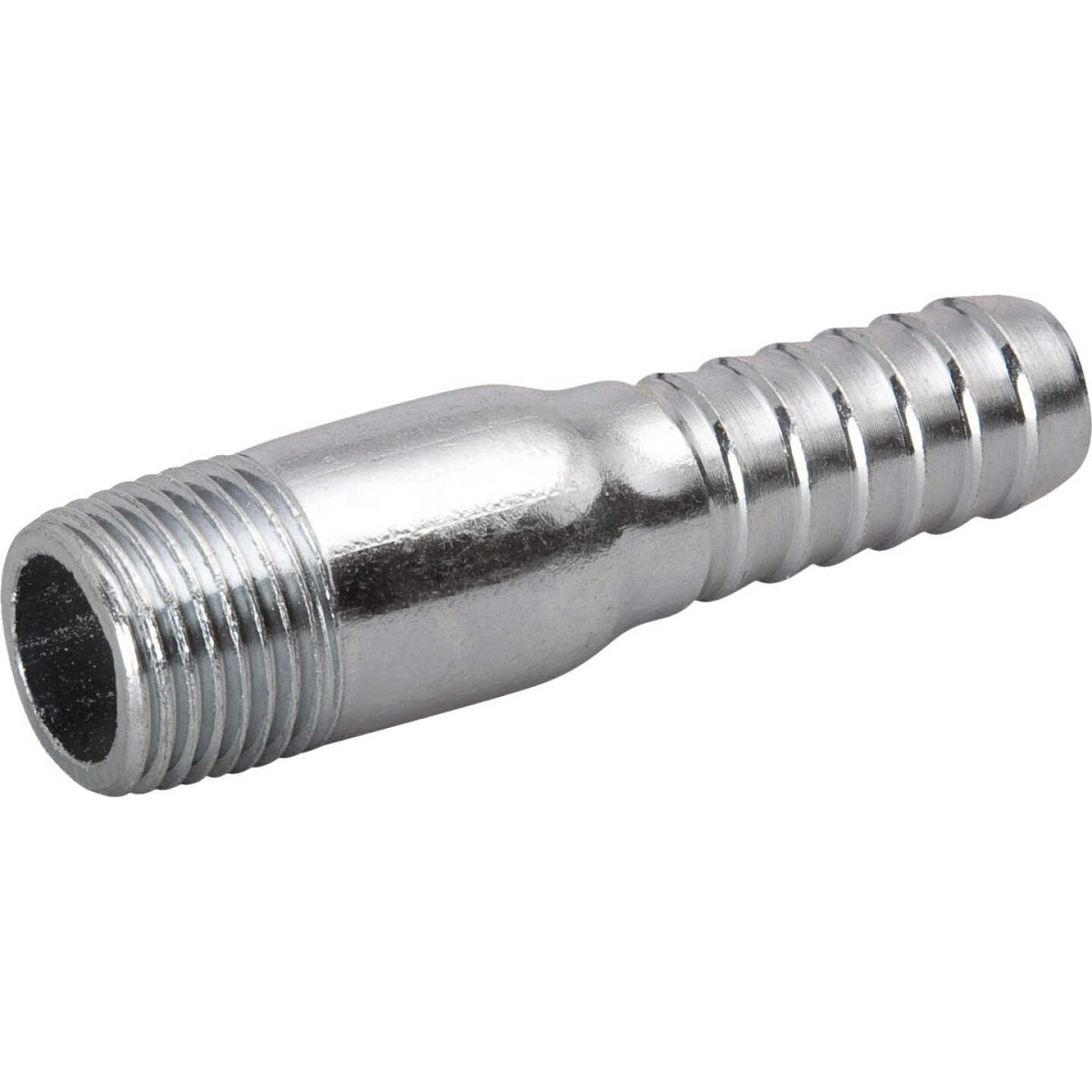 B&K 1-1/4 In. BARB x MIP Galvanized Steel Coupling Image 1