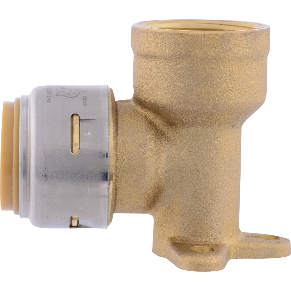 SharkBite 3/4 In. PTC x 3/4 In. FPT 90 Deg. Push-to-Connect Drop Ear Brass Elbow (1/4 Bend) Image 4