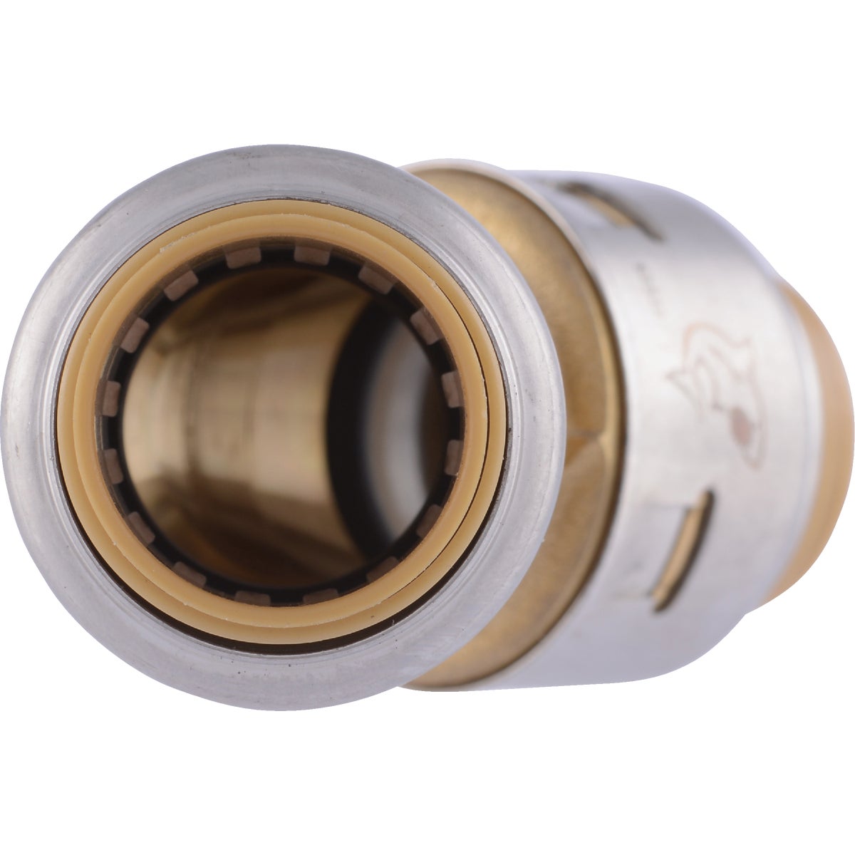 SharkBite 1/2 In. x 1/2 In. 45 Deg. Push-to-Connect Brass Elbow (1/8 Bend) Image 4