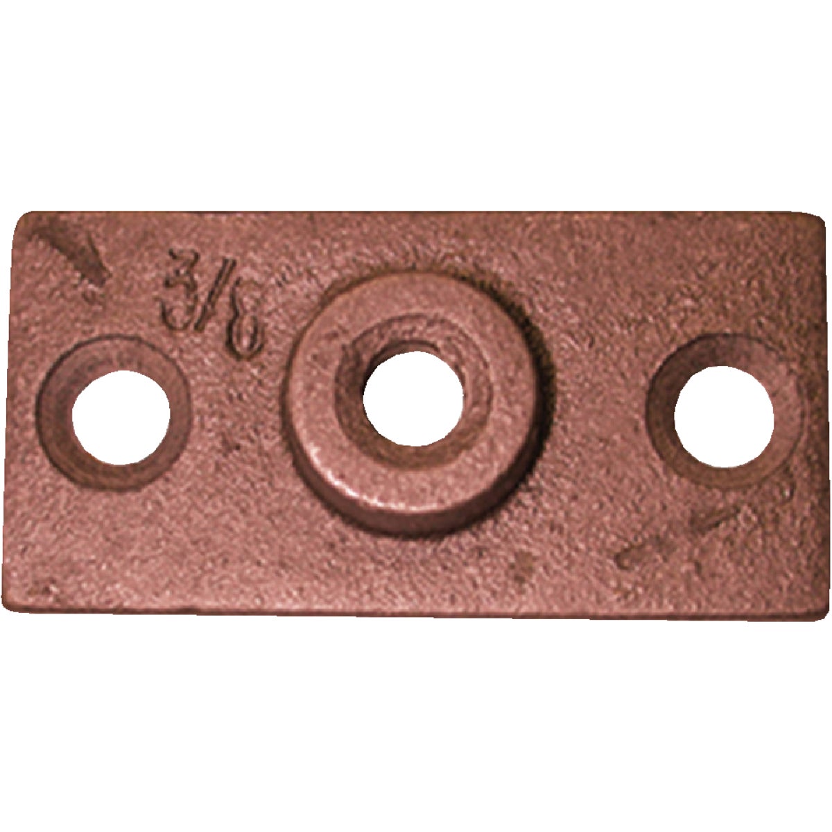 Sioux Chief 3/8 In. Copper-Plated Steel Top Plate Connector