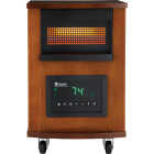 Home Impressions 1500W 120V Quartz Heater with Woodgrain Cabinet Image 5
