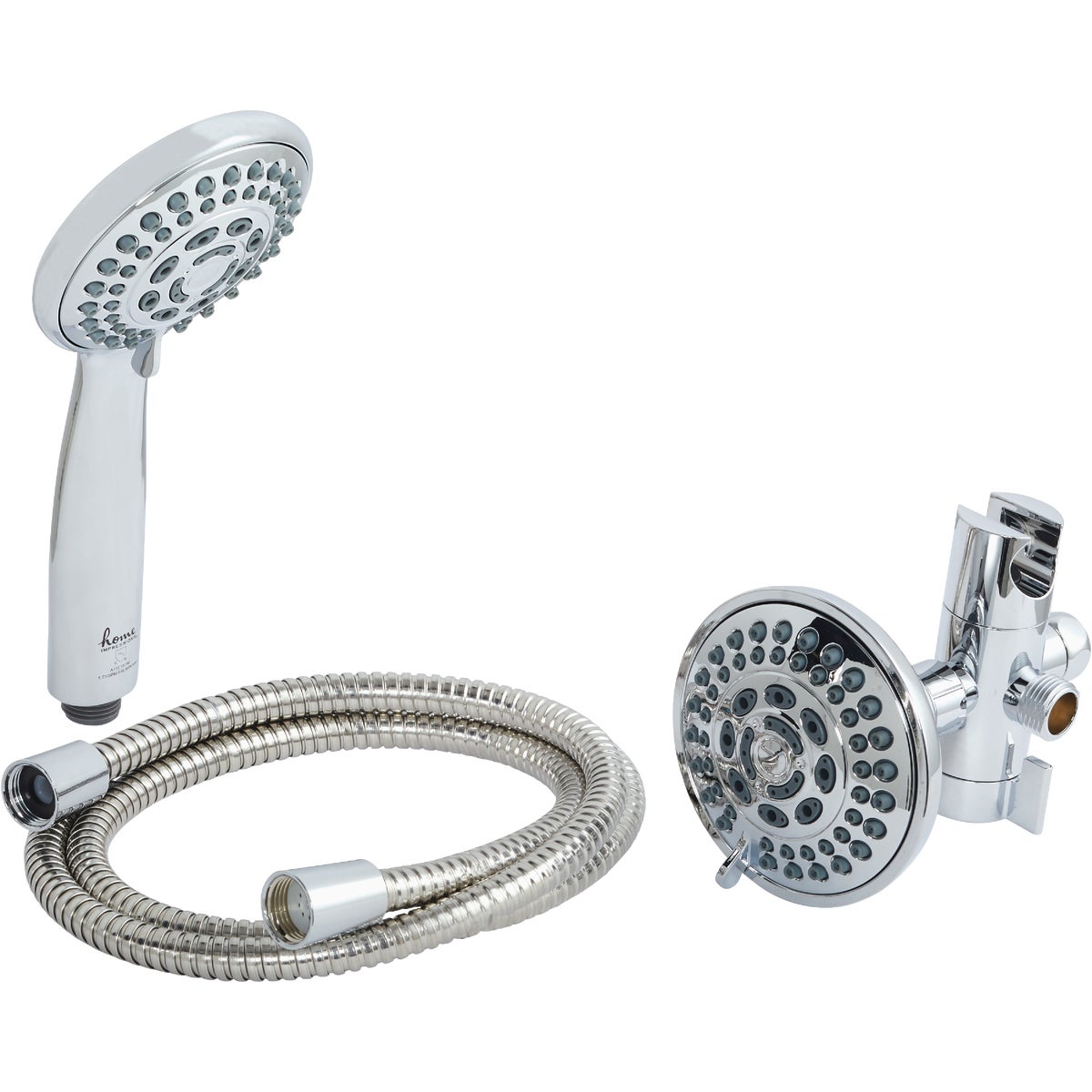 Home Impressions 5-Spray 1.75 GPM Combo Handheld Shower Head, Chrome Image 3