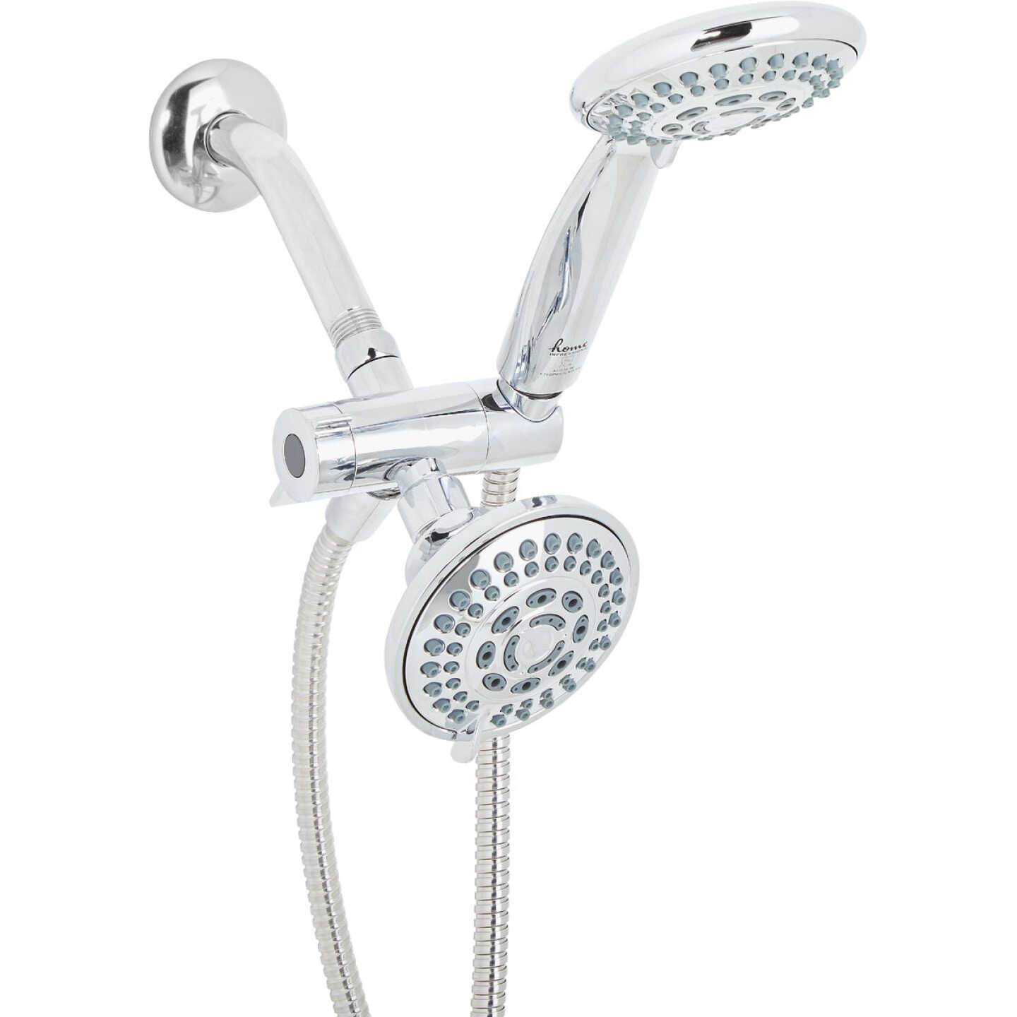 Home Impressions 5-Spray 1.75 GPM Combo Handheld Shower Head, Chrome Image 1