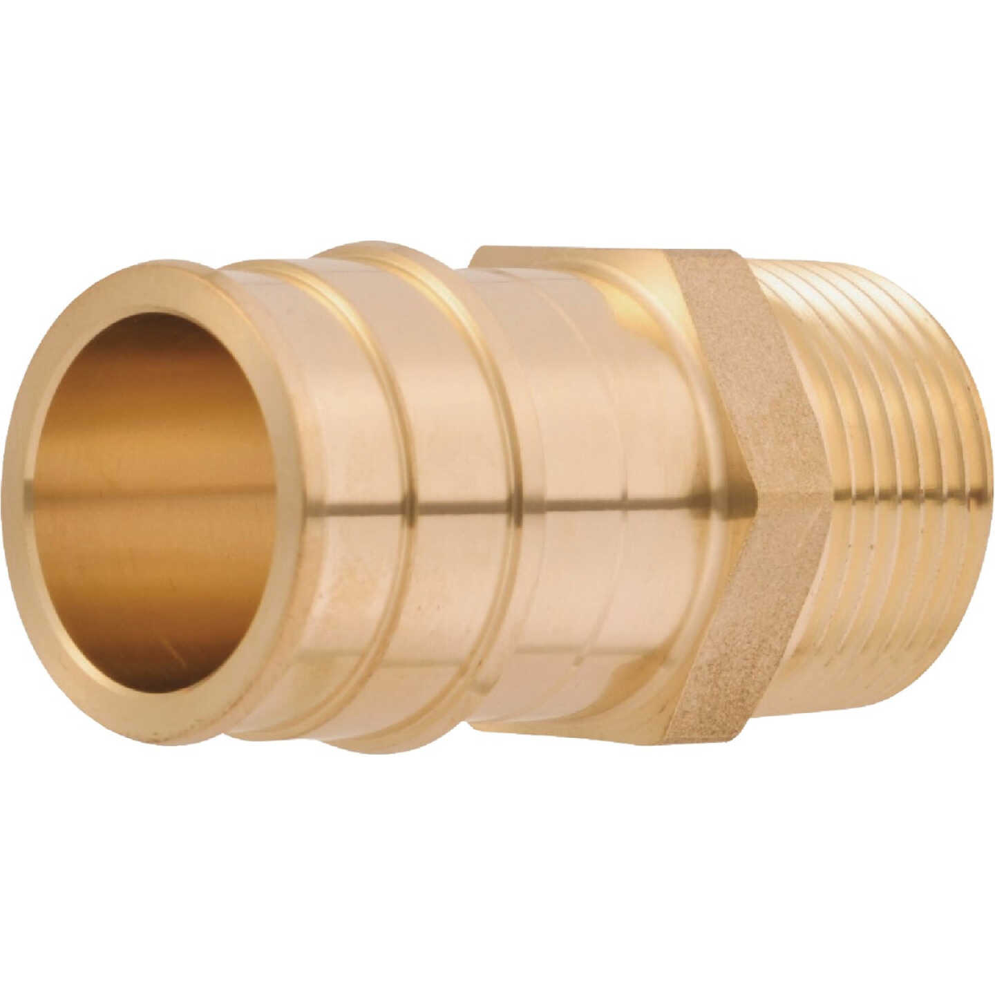 SharkBite PEX-A Brass 1 In. x 3/4 In. MNPT Adapter Image 1