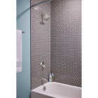 Moen Lindor Posi-Temp 1-Handle Lever Tub & Shower Faucet, Spot Resist Brushed Nickel Image 4