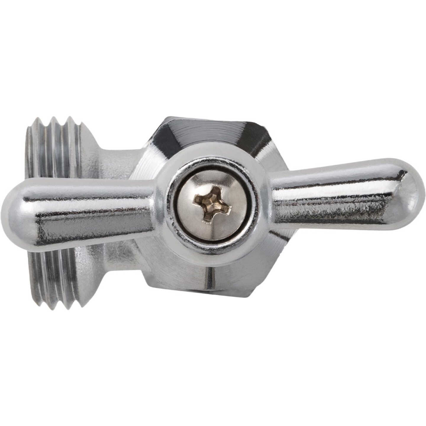 ProLine 1/2 In. COMP x 3/4 In. MHT Chrome Plated Brass Front Operated Washing Machine Valve Image 3
