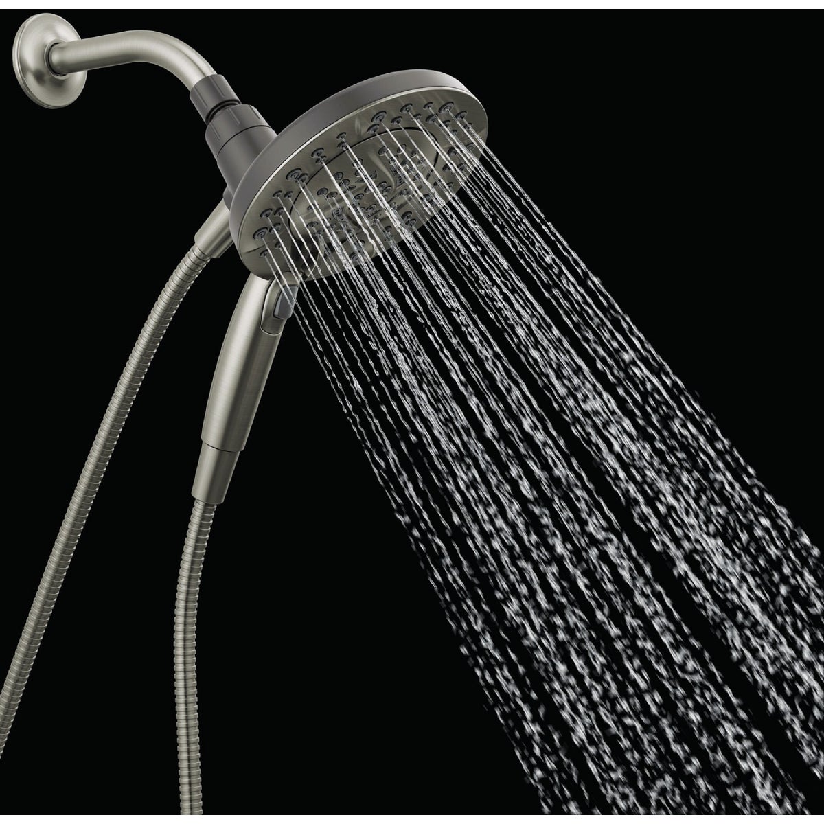 Delta In2ition 5-Spray 1.75GPM Two-In-One Shower, Satin Nickel Image 4