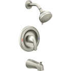 Moen Lindor Chrome Posi-Temp Single Handle Tub/Shower Faucet and Spray Head Image 1