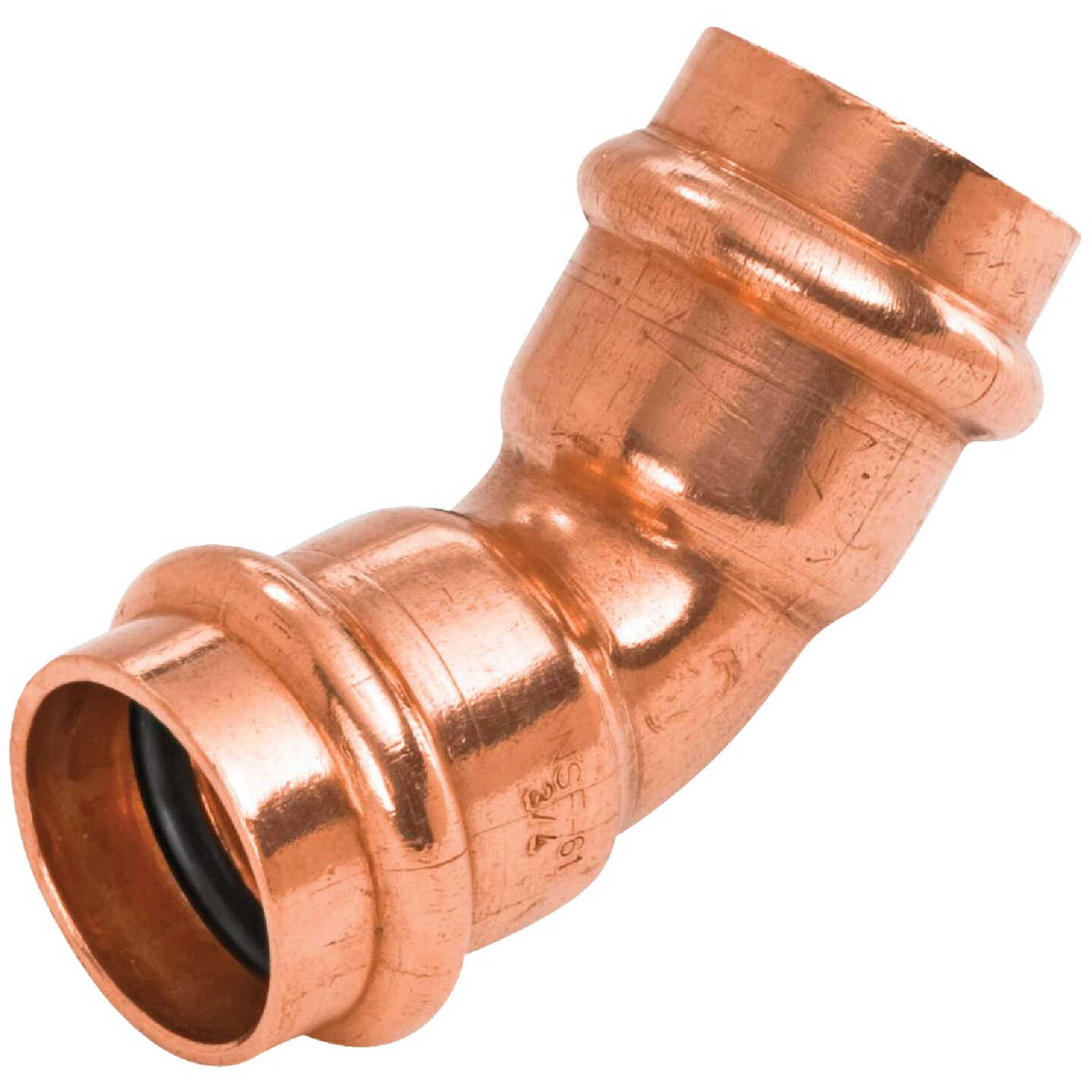 NIBCO 3/4 In. 45 Deg. Press Copper Elbow (1/8 Bend) Image 1