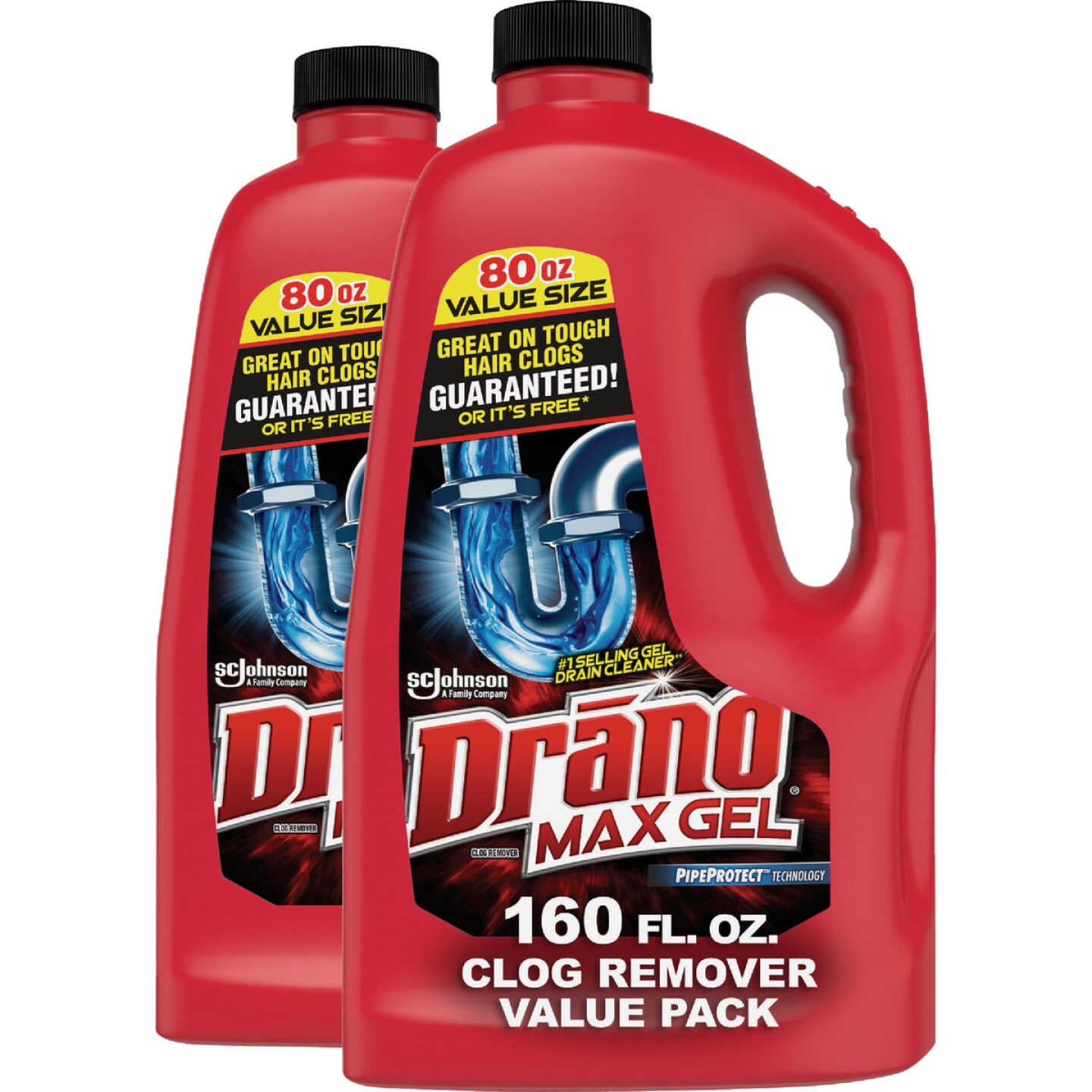 Drano 80 Oz. Max Gel Clog Remover (2-Pack) Image 1
