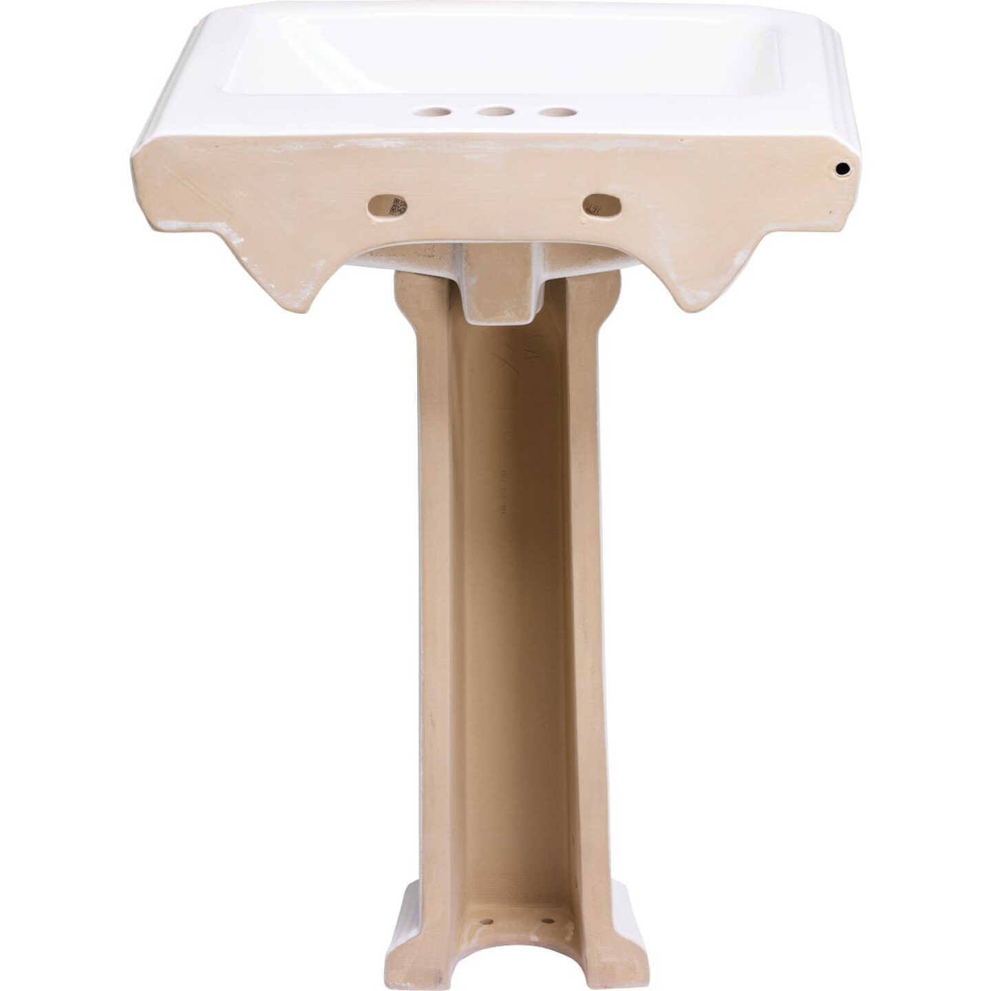 Common Goods Grove White Pedestal Sink Image 7