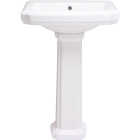 Common Goods Grove White Pedestal Sink Image 3