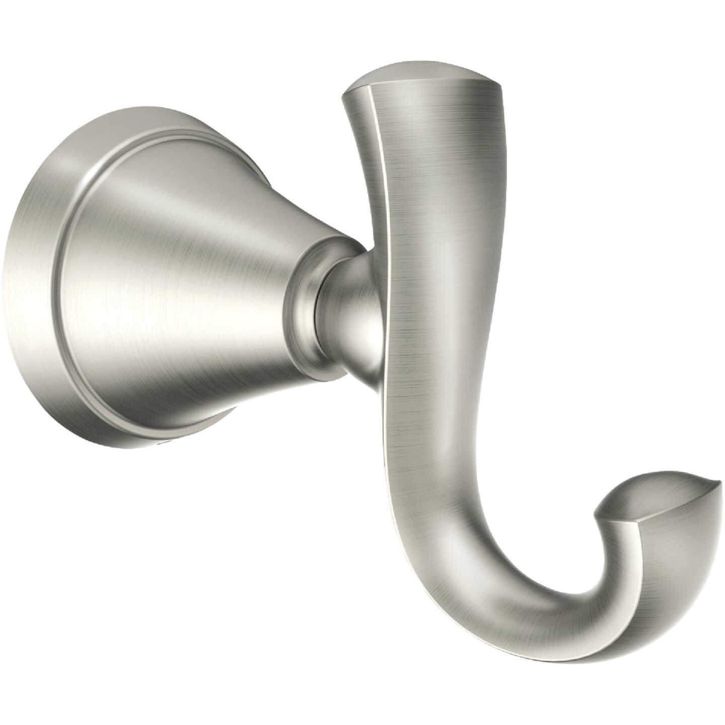Moen Tiffin Single Robe Hook, Brushed Nickel Image 1