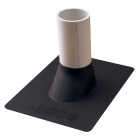 Oatey Flex-Flash No-Calk 1-1/4 In. to 1-1/2 In. Elastomer Roof Pipe Flashing Image 1