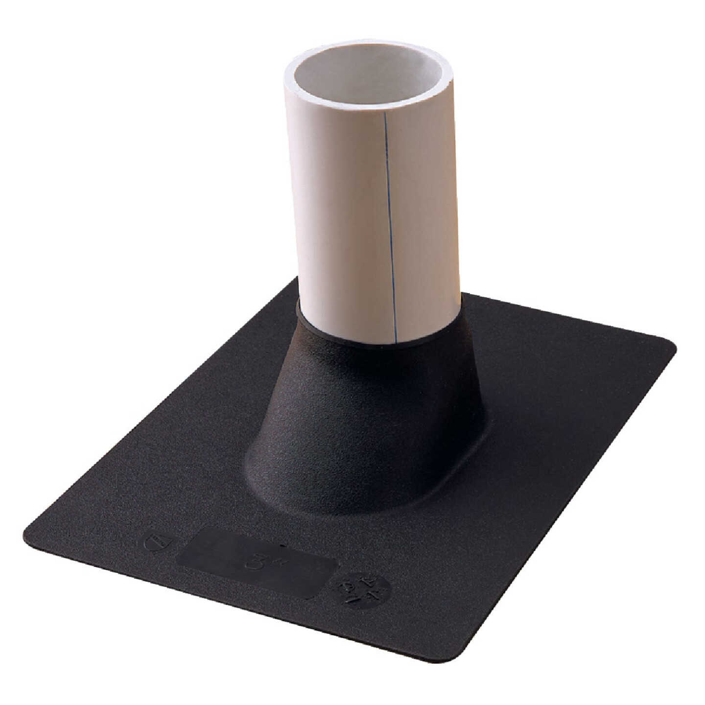 Oatey Flex-Flash No-Calk 1-1/4 In. to 1-1/2 In. Elastomer Roof Pipe Flashing Image 1