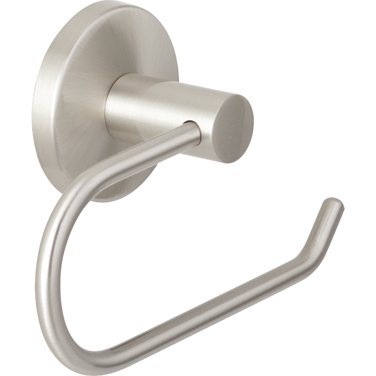 Home Impressions Triton Brushed Nickel Single Post Wall Mount Toilet Paper Holder Image 1